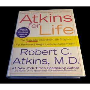 Atkins for Life Hardcover Book 125 Recipes